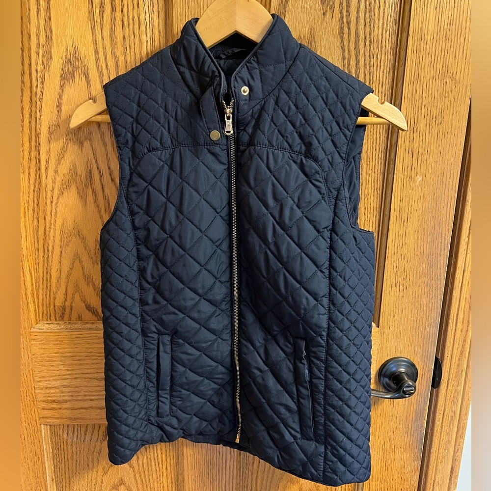Francesca’s Women’s Navy Blue Vest